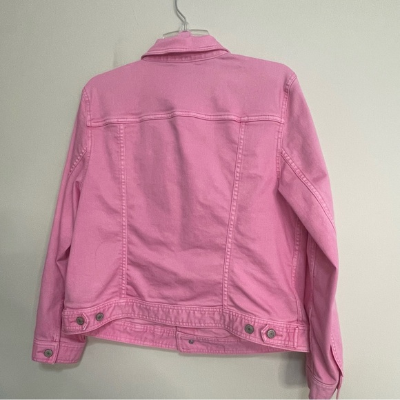 Talbots Bubblegum Pink Denim Jacket~
Size XL p ~ Dress up your casual - Picture 8 of 10